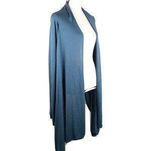 Garnet Hill Silk Blend Asymmetrical Cardigan